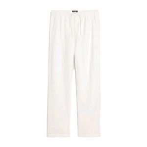 NWT Todd Snyder XL Straight Fit 100% Linen Beach Pant White Pockets $198 Light